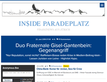 Tablet Screenshot of insideparadeplatz.ch